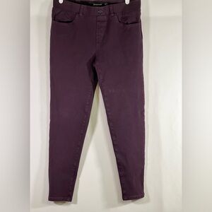 Betabrand skinny jeans purple medium